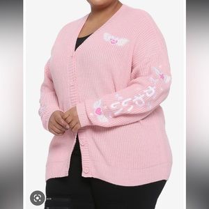 Hot Topic kawaii cardigan pink/peach